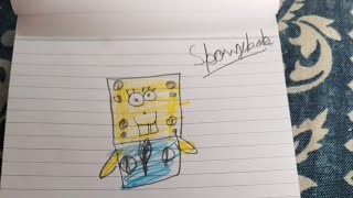 How to draw spongebob [upl. by Mozes]