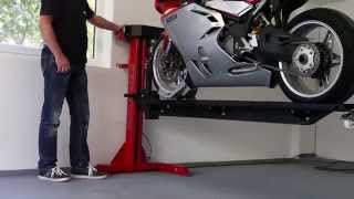 Moto Lift 400 LD Motorrad Hebebühne für die Garage wwwmotoliftde [upl. by Lianna]