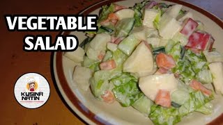 How to Make VEGETABLE SALAD  KUSINA NATIN [upl. by Irahk359]