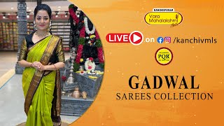 Gadwal Sarees Collection  WhatsApp Number 89 0001 0002  Kancheepuram Varamahalakshmi Silks [upl. by Phedra868]