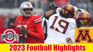 Minnesota vs Ohio State 2 GAME HIGHLIGHTS HD  NCAAF Week 12College Football 2023 [upl. by Akenaj]