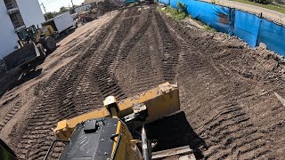 POV BRAND NEW CAT D3 DOZER WITH TOPCON GPS GRADING AND DOING SITE WORK IN MIAMI 4K [upl. by Parnas]