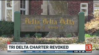 IU Bloomingtons Tri Delta chapters charter revoked [upl. by Bravin]