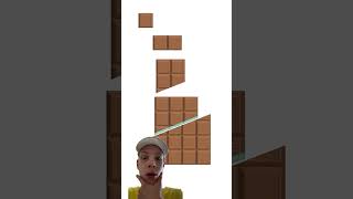 Infinitechocolate trick reaction puzzle maths animation reaction chocolate mindillusion [upl. by Cartwright]