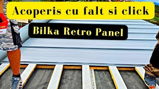 Acoperiș Bilka Retro PanelUn acoperiș cu falț si click super ușor de montat [upl. by Rozalin]