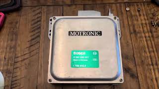 How to Motronic 10 DMEECU Chip Install  8487 BMW 325e amp 528e Models [upl. by Hsemin85]