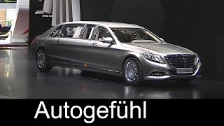 Allnew MercedesMaybach S600 Pullman reveal by Daimler CEO  Autogefühl [upl. by Doomham]