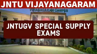 JNTUGV SPECIAL SUPPLY EXAMS jntugv [upl. by Oremor916]