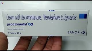 Proctosedyl Bd Cream How to use  Beclomethasone phenylephrine amp Lignocaine Cream Uses  Proctosedyl [upl. by Kiel]