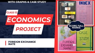 Economics Project on Foreign Exchange Rate  Class 12  FOREX  Foreign Currency [upl. by Holmes]