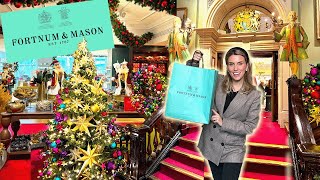 Fortnum amp Mason At Christmas  Where King Charles Sells His Food [upl. by Nrehtak684]