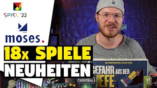 Alle Brettspiele vom MOSES VERLAG 20212022  SPIEL Messe [upl. by Mackay]