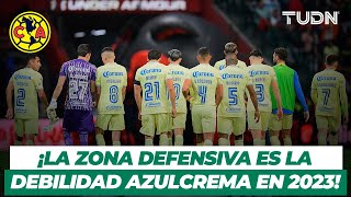 El MAYOR PROBLEMA de América la defensa ¿Se extraña a Bruno Valdez  TUDN [upl. by Ylle]