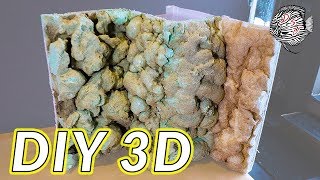 DIY 3D Aquarium Achterwand maken  Aquarium Sunshine Valley [upl. by Norvall]