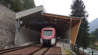 Inaugurazione della stazione di Mezzana treni straordinari ordinari ed un invio storicoP12 [upl. by Naraa]