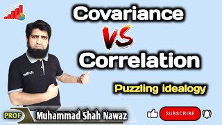 Covariance VS Correlation🙄 in urdu🇵🇰Hindi🇮🇳 [upl. by Farhsa487]