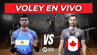 ARGENTINA VS CANADÁ  VOLEY MASCULINO  NATIONS LEAGUE 🔴 [upl. by Aizirtap159]