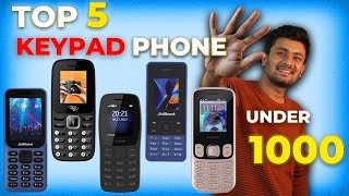 Best 5 Keypad Phones Under 1000 Rs in August 2024  Top 5 Keypad Phones Under 1000 keypad mobile [upl. by Esilrahc]