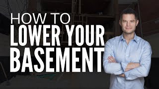 Lowering your Basement  Step by Step Underpinning Explained  How to Lower a Basement [upl. by Ahsait]