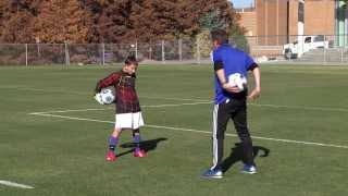 Goalkeeping Drills for the Beginner 01 [upl. by Etteragram]