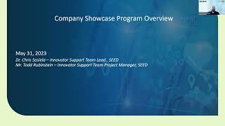 NIH Company Showcase Program Webinar [upl. by Egreog]