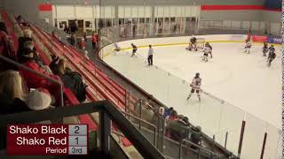 D6 Game  Bantam B2 Black vs Shako B2 Red  Shakopee rink 1 [upl. by Gentes]