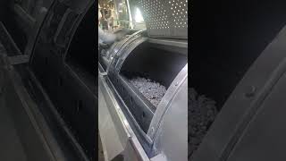 Stone Washing Process of Denim Fabric  shorts video best technology stone washing denim [upl. by Longan435]