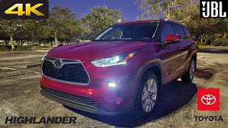 2023 Toyota Highlander Limited AWD Turbo  POV Night Drive 4K Binaural Audio JBL Sound System [upl. by Ittak294]