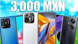 TOP 5 CELULARES BARATOS Y BUENOS DESDE 3000 MXN 2023 AmazonAliexpressCompras Online [upl. by Dacey]