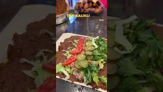 cigkofte food istanbul döner yemek çiğköfteci kebap mahmutusta yemektarifleri [upl. by Retsevlys]