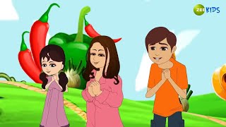 मैजिक भुतु और उसके दोस्तों ने खायी सब्जिया  Magic Bhootu  Super Power Kids Show  Zee Kids [upl. by Sitruk]