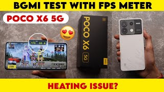 POCO X6 Bgmi Test With Fps Meter ⚡ Bgmi 300 Update  POCO X6 5G Pubg Test [upl. by Irneh]