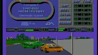 MARIO ANDRETTI RACING SEGA GENESIS [upl. by Assel954]