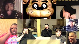 GMod Five Nights at Freddys  VanossGaming Reaction Mashup [upl. by Sulrac242]