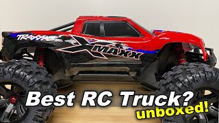 Traxxas XMaxx unboxing The biggest baddest RC monster truck from the biggest brand Traxxas [upl. by Gilmer]