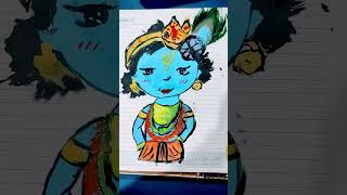 Krishna drawing [upl. by Euqcaj]