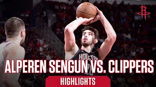 Alperen Sengun Triple Double Highlights vs LA Clippers l Houston Rockets [upl. by Connor]