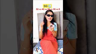 5G vs 4G vs 3G vs 2G vs E 😂 dushyantkukreja shorts [upl. by Ondine523]