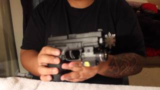 Springfield XD9 4 inch service model wStreamlight TLR4 and Hogue Grip [upl. by Ayikat]