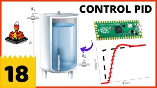 Controlador PID de Nivel de un Tanque  Raspberry Pi Pico 😍 MicroPython  018 [upl. by Zehcnas]