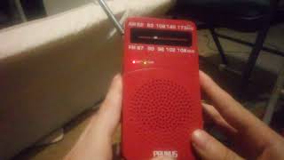 review on the prunus j 166 portable radio [upl. by Ymrej562]