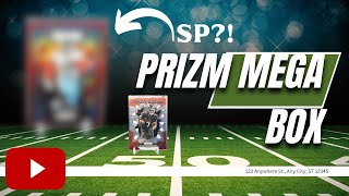 NEW PRIZM FOOTBALL MEGA BOXES SP HIT  footballcards cards tradingcards nfl [upl. by Mehala451]