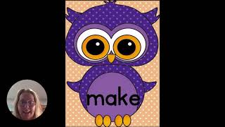 Master 10 Dolch PrePrimer Sight Words  Fall Purple Owl Flashcards Set 4  Fun Learning for Kids [upl. by Etnor]