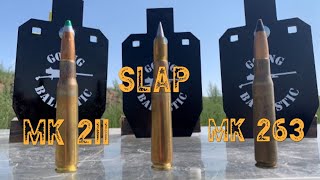 Spaced Armor Plates Vs 50 BMG SLAP [upl. by Hsac]