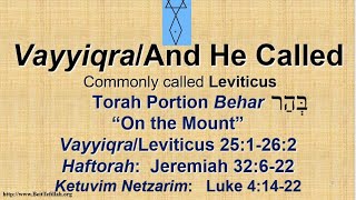 Torah Portion Behar 5252024 [upl. by Ylatfen58]