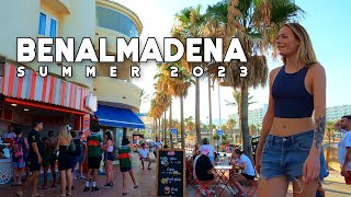 Benalmadena Spain Wonderful Day Summer 2023 July Update Costa del Sol  Málaga 4K 60fps [upl. by Ormsby688]