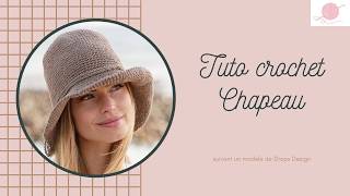 Comment faire un chapeau au crochet tuto [upl. by Aiotal]