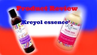 Product Review  Kreyol Essence Moisturizing Hair Milk amp Haitian Black Castor Oil [upl. by Nueovas]