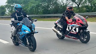 S1000RR VS HAYABUSA [upl. by Janean]