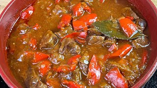 Leckeren Gulasch einfach und selber machen❗ Gulasch Rezept [upl. by Ganiats]